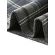 thumbnail image 5 of Pantalones largos rectos con cintura elástica a cuadros con cremallera y botón para mujer INSPIRE CHIC de regreso a clases XL Gris oscuro marrón, 5 of 6