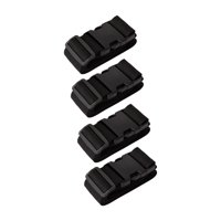 Bothyi - 4 Uds. Correas De Equipaje Vinculantes Ajustables Sujetan La Maleta Juntas Cinturones De Equipaje Negro