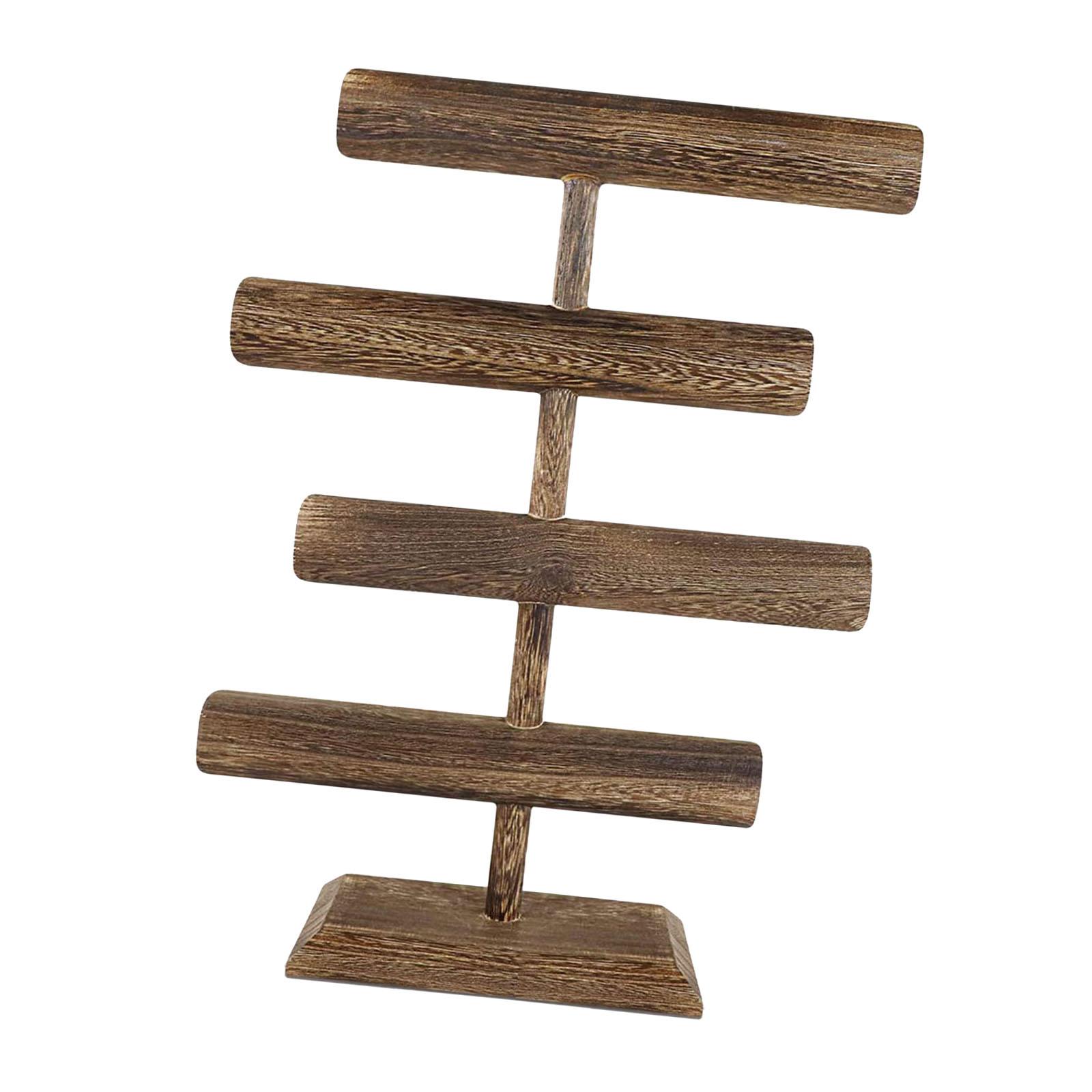 Ioensy - Soporte De Madera Para Pulsera Y Brazalete, Almacenamiento Estable De Joyería Para Accesorios De Tocador De Tienda