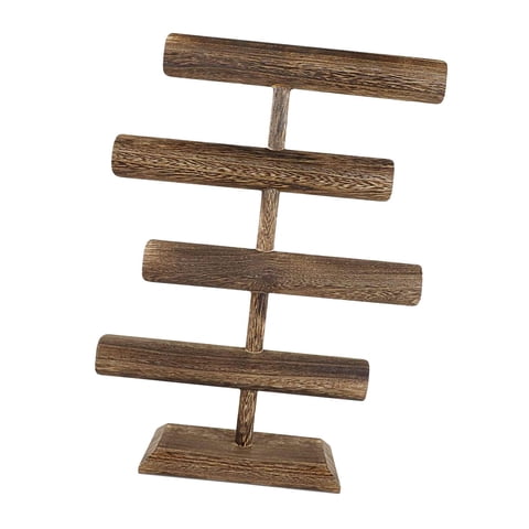 Ioensy - Soporte De Madera Para Pulsera Y Brazalete, Almacenamiento Estable De Joyería Para Accesorios De Tocador De Tienda