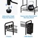 thumbnail image 5 of Estante organizador para mostrador de baño USHARP con cesta de artículos de tocador, 5 of 6