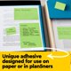 thumbnail image 5 of Notas Adhesivas Post-it 4x4 en 3 Bloques Rayados 200 Hojas Floral, 5 of 9