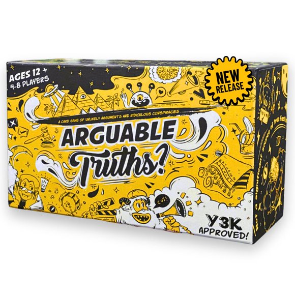 Juego de cartas ¿Verdades discutibles? Fiesta de ritmo rápido para más de 12 jugadores de 4 a 8 años