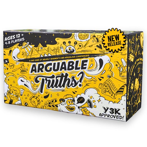 Juego de cartas ¿Verdades discutibles? Fiesta de ritmo rápido para más de 12 jugadores de 4 a 8 años
