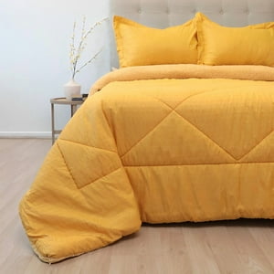 Plumón Outboss Deluxe 2 Plazas / Sherpa Mostaza – Doral 220 X 240 Cm.