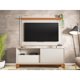 thumbnail image 1 of Panel TV + Rack 50" Mondrian Blanco - Castaño, 1 of 5