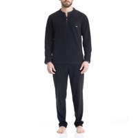 Lady Genny - Pijama Micropolar Hombre Diseño Clásico