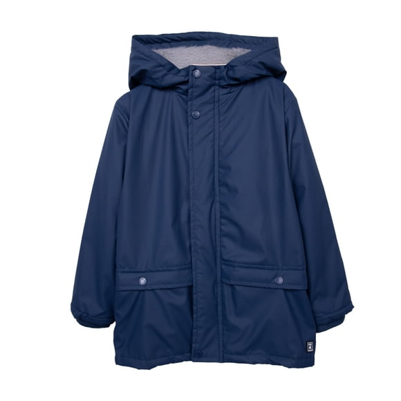 Chaqueta Niño Impermeable Forrada Azul