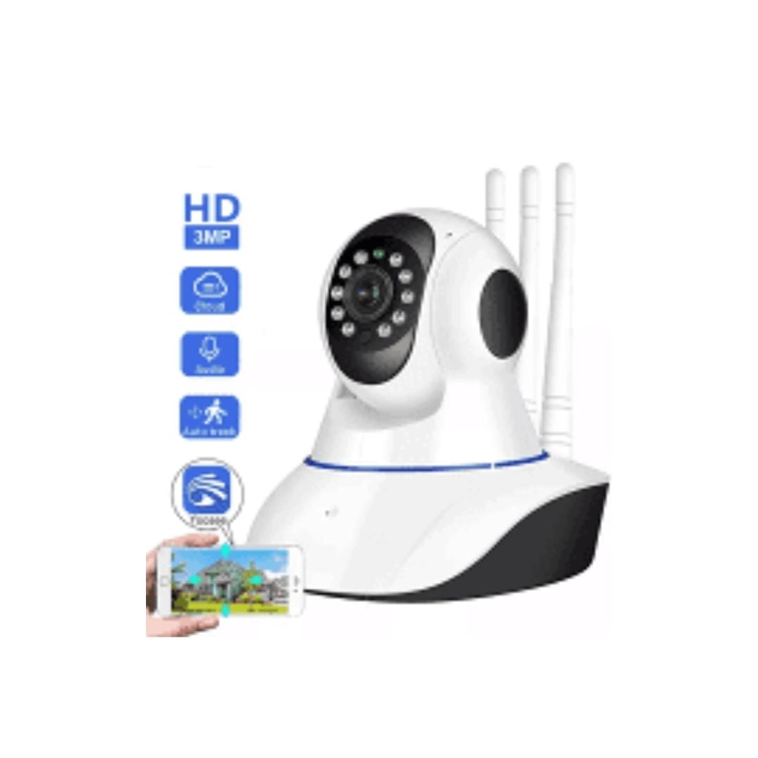 Oem - Cámara Ip Seguridad Wifi Hd Robotizada 3 Antenas