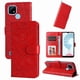 thumbnail image 1 of Funda tipo cartera FOXDOCK para Realme C21 , diseño girasol en relieve, cuero PU, cierre magnético, soporte y tarjetero, 1 of 5