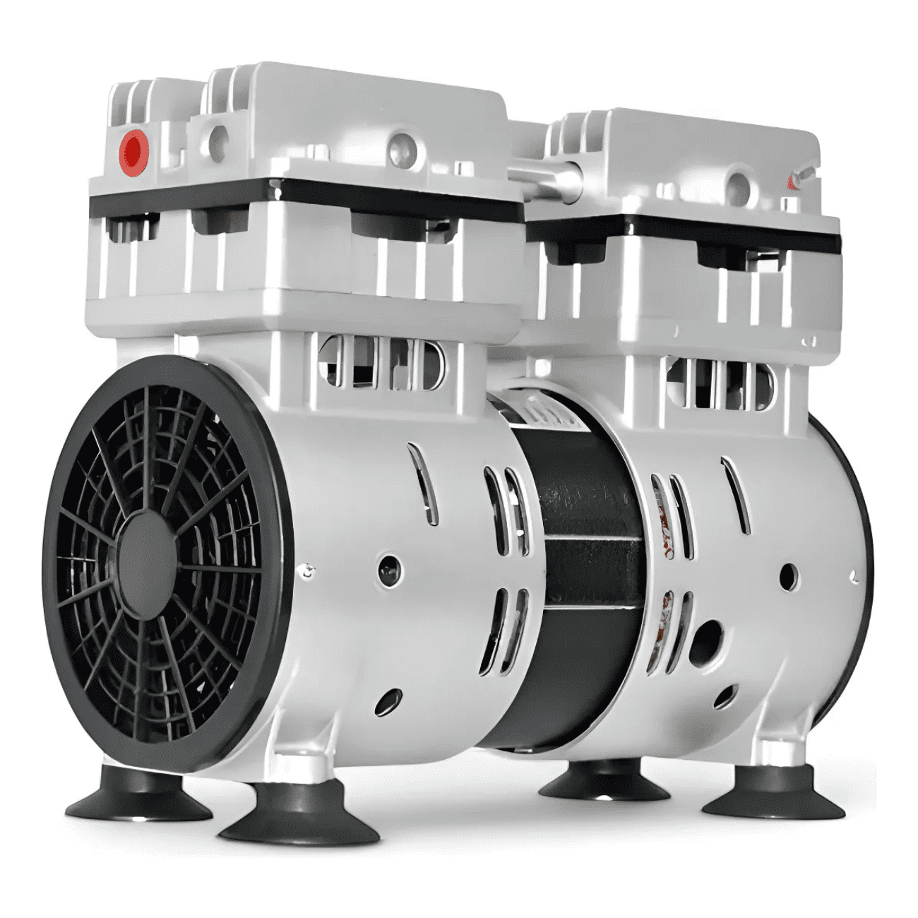 Erux - Motor Compresor 0.5hp Ultra Silencioso Sin Aceite Plateado Monofásica