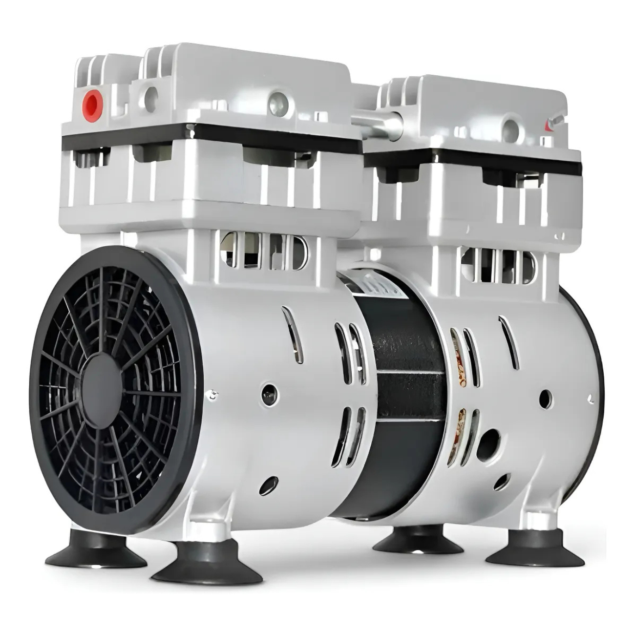 Erux - Motor Compresor 0.5Hp Ultra Silencioso Sin Aceite Plateado Monofásica