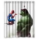 thumbnail image 1 of Cortina de ducha de Hulk, juego de cortinas de baño con ganchos, tamaño 60 x 72 pulgadas, 1 of 3