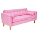thumbnail image 2 of Sofa Retro 3c Felpa 01 Rosado, 2 of 6
