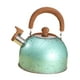 thumbnail image 1 of Hervidor Silbante De 2L, Utensilios De Cocina, Tetera Con Mango Anticalentador Para Cocinas De Inducción, Verde, 1 of 5