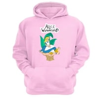 Genérico - Polerón Canguro Alicia Cuentos Infantiles Rosa Talla Xl Unisex