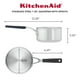 thumbnail image 2 of Cacerola KitchenAid de acero inoxidable cepillado de 1 litro con caños, 2 of 3