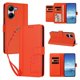 thumbnail image 2 of Funda Cartera Trébol para Xiaomi Poco X7 Pro con Ranuras Tarjetas y Carga Inalámbrica Naranja, 2 of 6