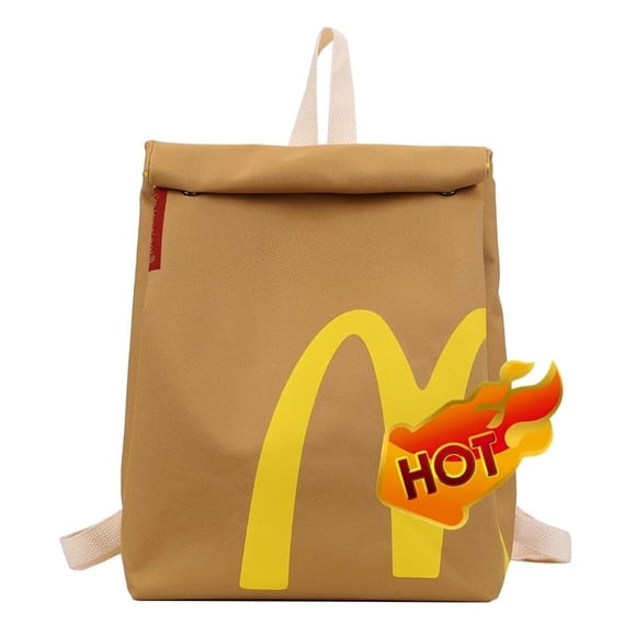Mochila JBIUVBTY 35x30 cm Lona de Gran Capacidad