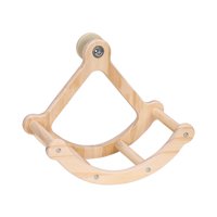 Xusx111 - Rocking Bird Juguetes Perch Para Ventana Y Jaula, Perch De Pájaro Para Montaje De Succión De Pared, Juguetes De Loro De Madera Para Aves Medianas, Enriquecimiento Cockatiel Juguete Diversión