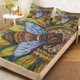 thumbnail image 1 of Bee Decorative Painting Duvet Cover Set - Fitted Sheet Set Which Is Both Stylish And Warm And Romantic Can Be Used in All Seasons! Ideal Family Friends Holiday, 1 of 1