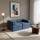 thumbnail image 1 of Sofa Cama Arkos Dos Cuerpos En Lino Azul, 1 of 3