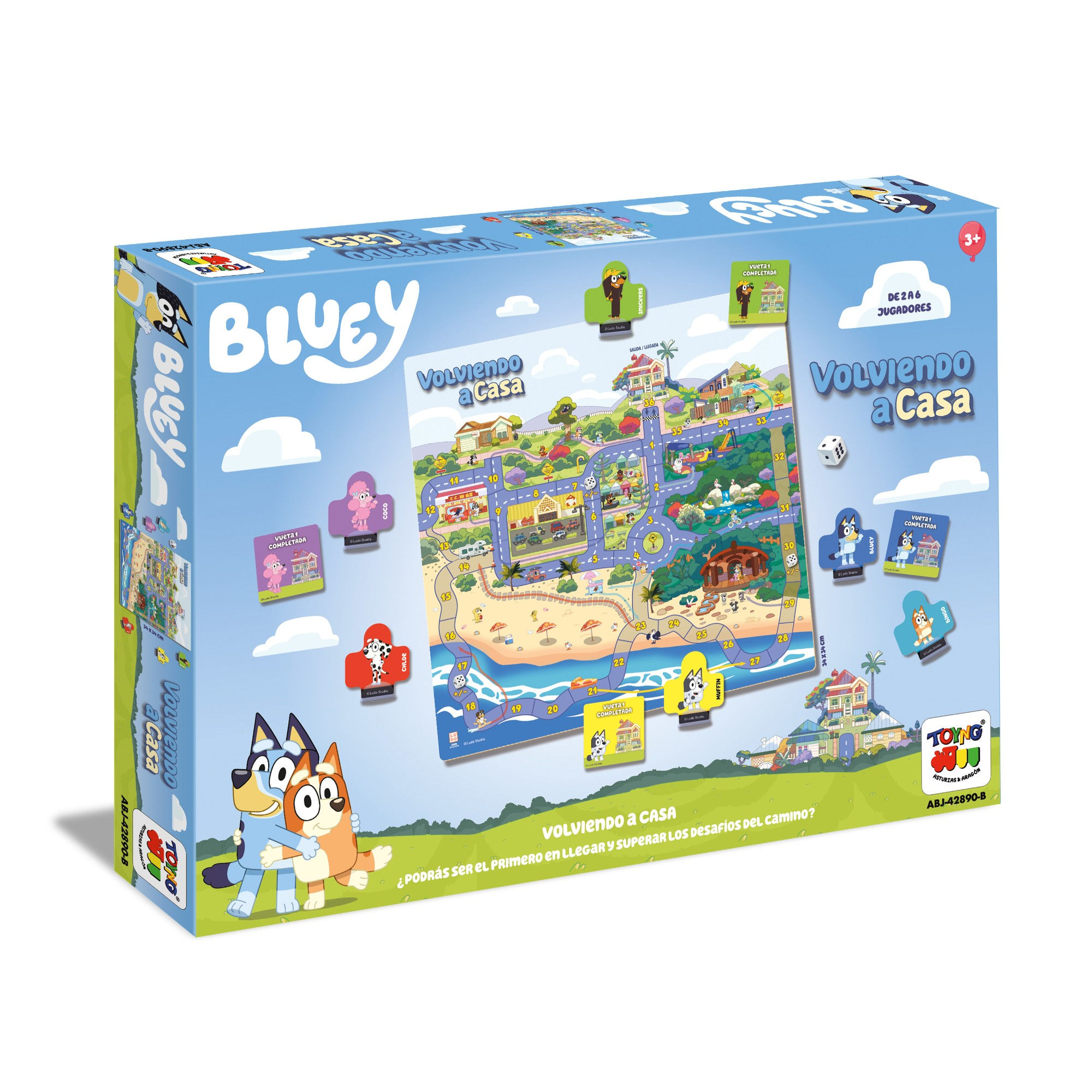 Toyng - Juego De Mesa Aventuras De Sonic. Bluey Y Paw Patrol - 1 Un Surtido