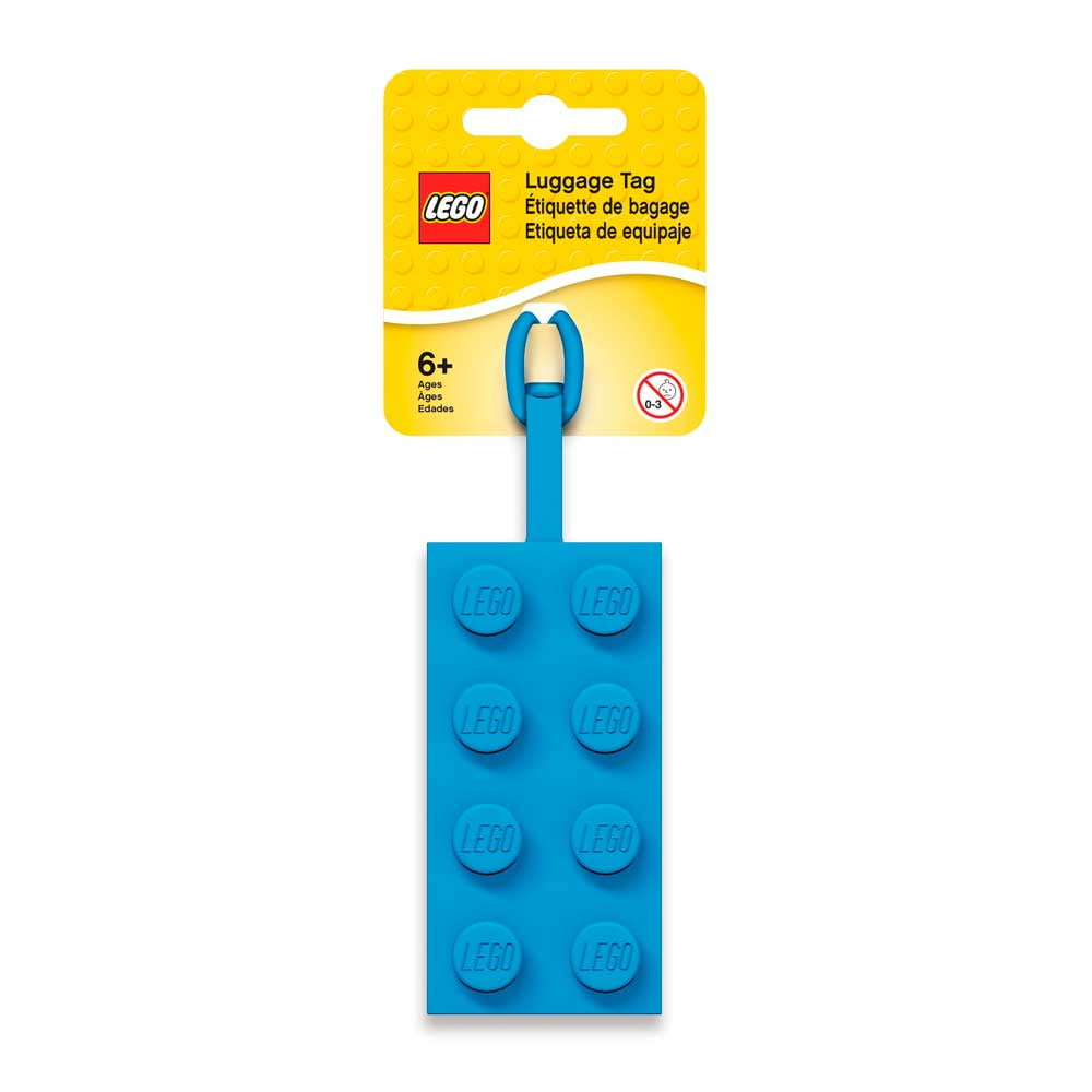 Lego - Etiqueta De Bolsa Iconic Bag Tag 2x4 Blue