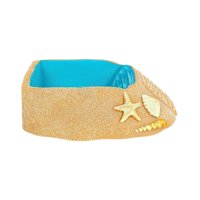 Ioensy - Accesorio De Acuario De Resina Con Forma De Cangrejo Ermitaño Para El Hábitat De La Playa