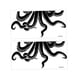 thumbnail image 5 of 2 pegatinas de Halloween para inodoro, calcomanías de PVC para tapa de inodoro, calcomanías de pared para habitación de niños, cisterna de inodoro, de Pulpo con anillos, 5 of 5