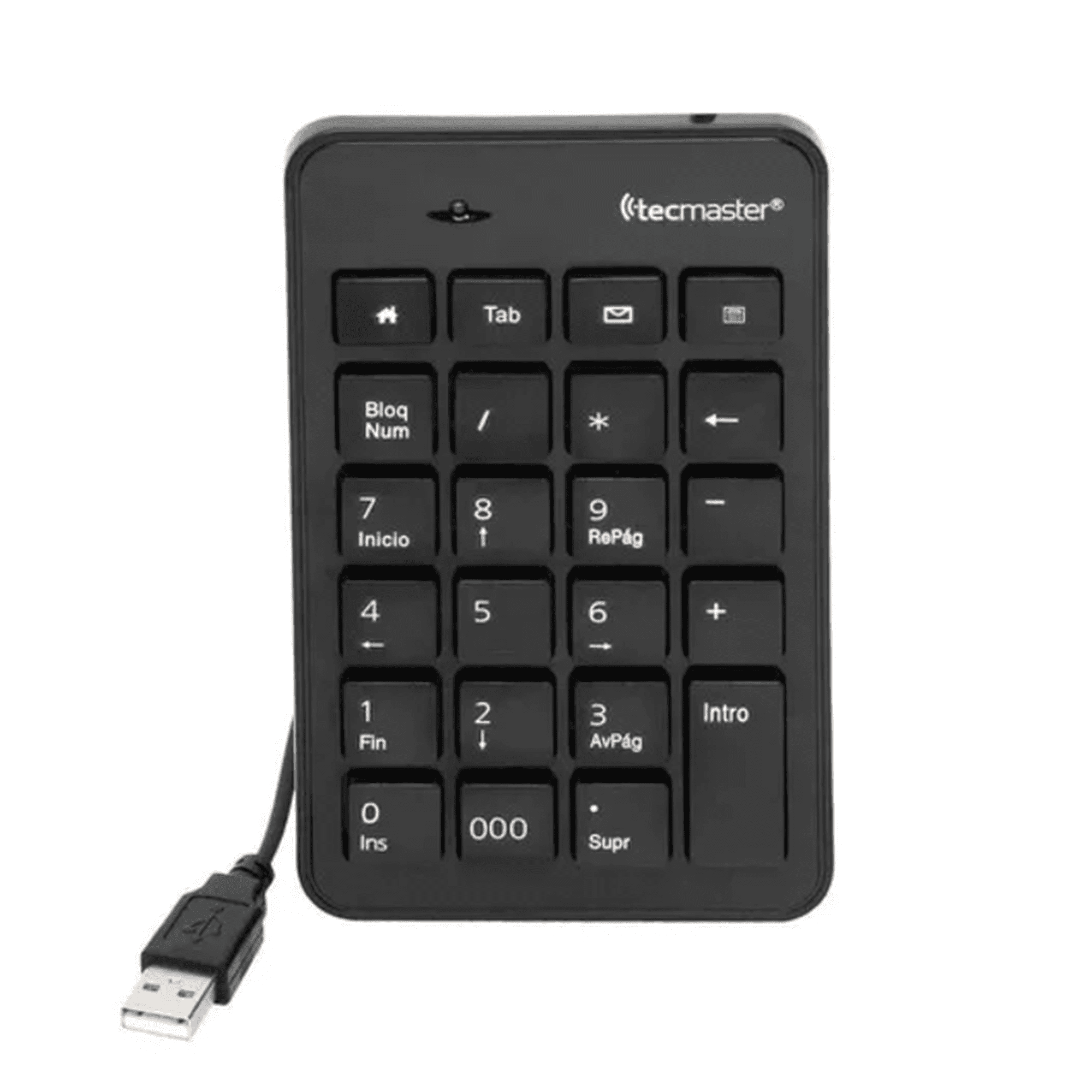 Genérico - Teclado Numérico Usb Tecmaster Negro