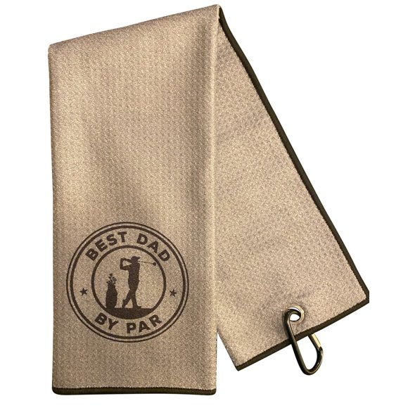 Toalla de Golf TrueBirdie 41 x 61 cm Gris con Clip