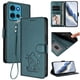 thumbnail image 2 of Funda Volteable con Diseño de Gato para Motorola MOTO G75 5G, Verde Oscuro, 2 of 6