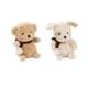 thumbnail image 4 of 2x Precioso Mini Juguete De Peluche Adornos Suaves Regalo Cachorro Y Oso, 4 of 5