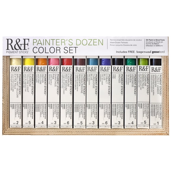Set de lápices de pintura al óleo R&F Professional Painters Dozen x12 38ml