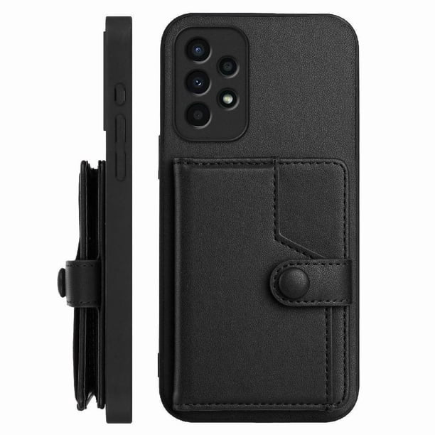FOXDOCK Funda para SAMSUNG Galaxy A13 4G con Bloqueo RFID - Diseño Elegante con Cierre de Botón