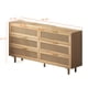 thumbnail image 2 of 59.06"6-Drawers Rattan Storage Cabinet Rattan Drawer,for Bedroom,Living Room,Natural (Same SKU W757121586), 2 of 3