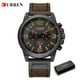 thumbnail image 2 of Reloj de Pulsera Hombre Curren Cuarzo Correa cuero de Lujo  Analogo Cronógrafo Modelo M1 Fondo Café MEJOR CALIDAD, 2 of 7