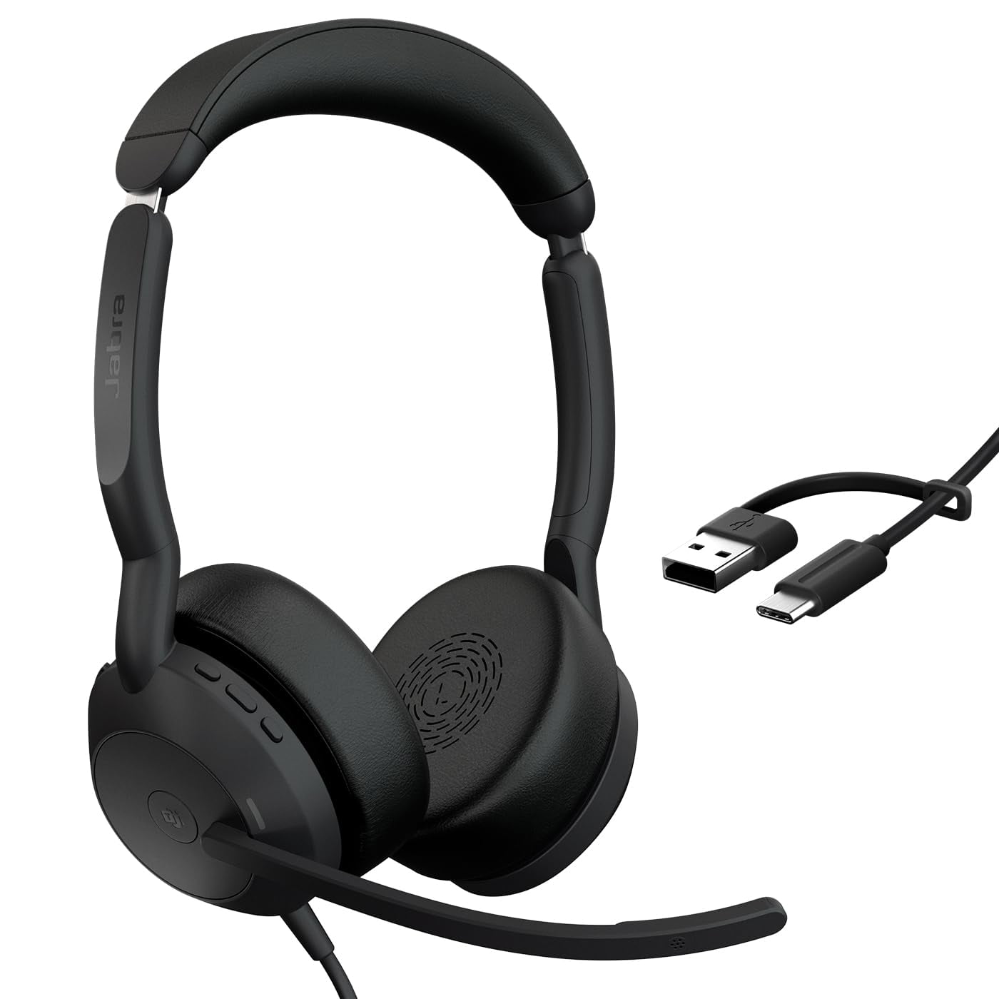 Auriculares Jabra Evolve2 50 Con Cable De Doble Oreja Y Cancelación De Ruido