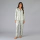 thumbnail image 1 of Set Camisero + Pantalon Satin Print Flores Mujer 33958-275, 1 of 4