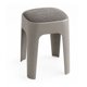 thumbnail image 1 of Taburete apilable acolchado gris, 1 of 5
