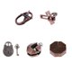 thumbnail image 5 of 5 unids Chinese Lock Puzzle Metal Brain Teaser IQ Test Juguetes para Adultos Ni?os, 5 of 5