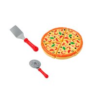 Magideal - Juego De Juguetes De Pizza Simulada Juguetes De Pizza Juego Práctico Juguete Para Jugar A Las Casitas Juego De Rol Para Regalos