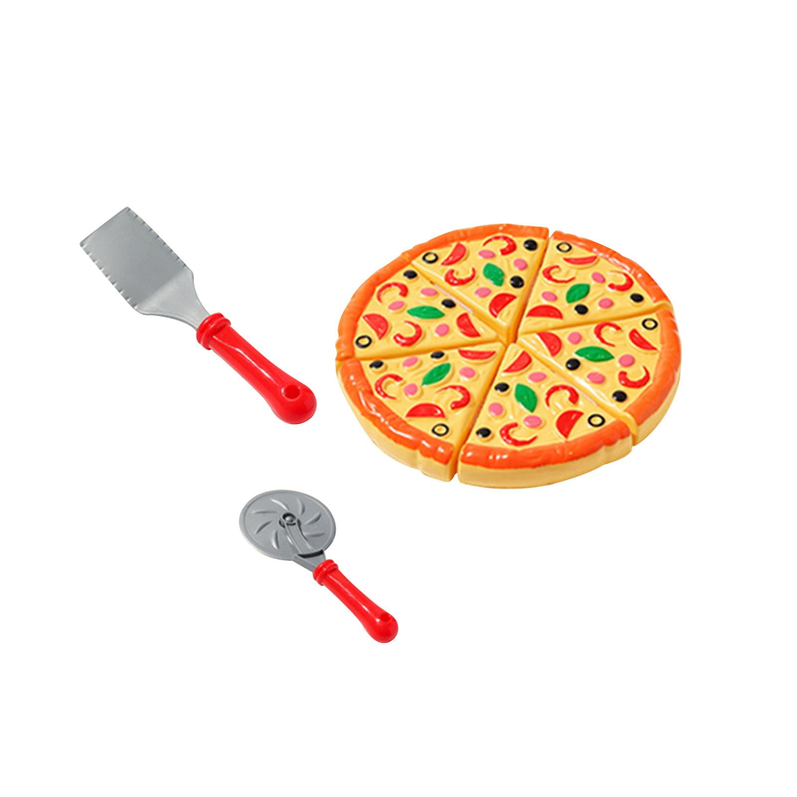 Magideal - Juego De Juguetes De Pizza Simulada Juguetes De Pizza Juego Práctico Juguete Para Jugar A Las Casitas Juego De Rol Para Regalos