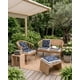 thumbnail image 2 of Set 6 Cojines Silla Comedor Cuadrados Con Flecos, 2 of 6
