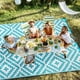 thumbnail image 5 of Alfombra Kalafun 244 × 305 cm Azul y Blanca para Exterior de Plástico, 5 of 7