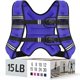 thumbnail image 1 of Chaleco con peso Zeerun 7 kg reflectante morado 15 lb, 1 of 8