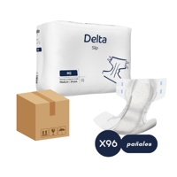 Caja Pañales Adulto Abena Delta Slip M2, Medium, 2200Ml , 96 Pañales.