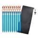 thumbnail image 4 of 10Pcs Profesional Aleación De Aluminio Familia Al Aire Libre Tienda Estaca Clavijas Suelo Clavo Azul Cielo, 4 of 5