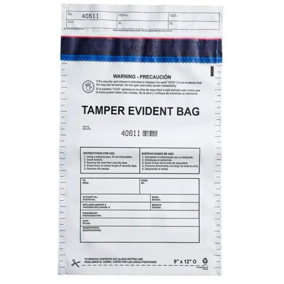 Bolsas de depósito US PACK SMART 25x33 cm, paquete de 100, opacas